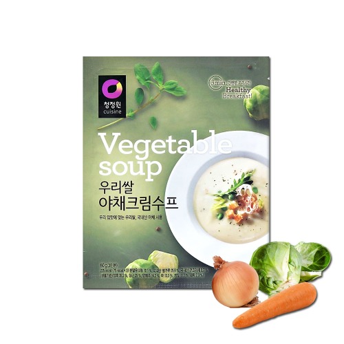 [이제이푸드스토리] 우리쌀 야채 크림 수프 60g 청정원